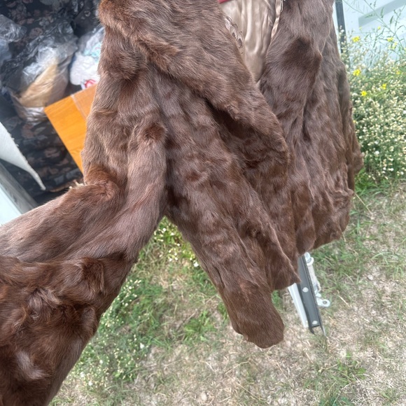 Real fur jacket dark brown - Picture 11 of 11